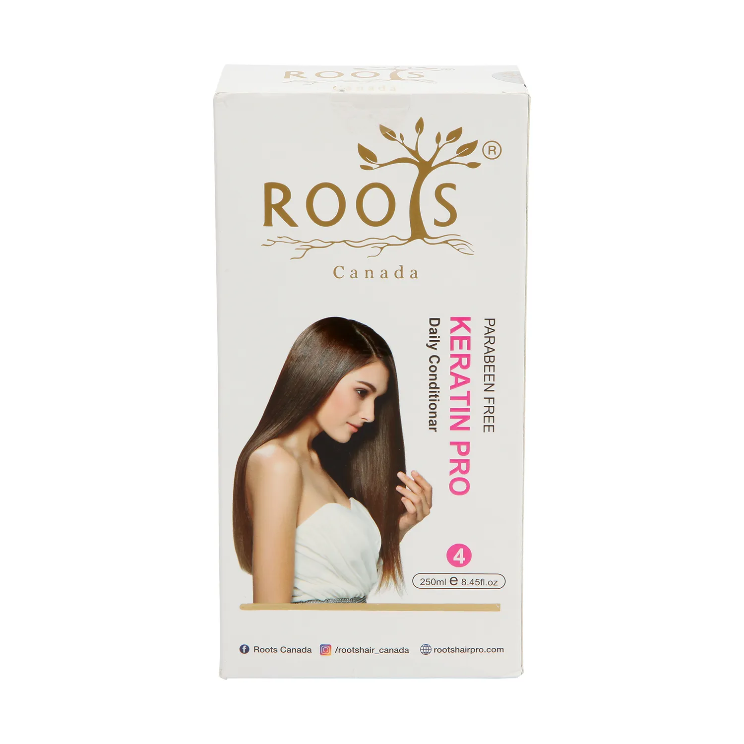 ROOTS Canada Keratin Pro Shampoo & Conditioner Combo Pack 250 ML